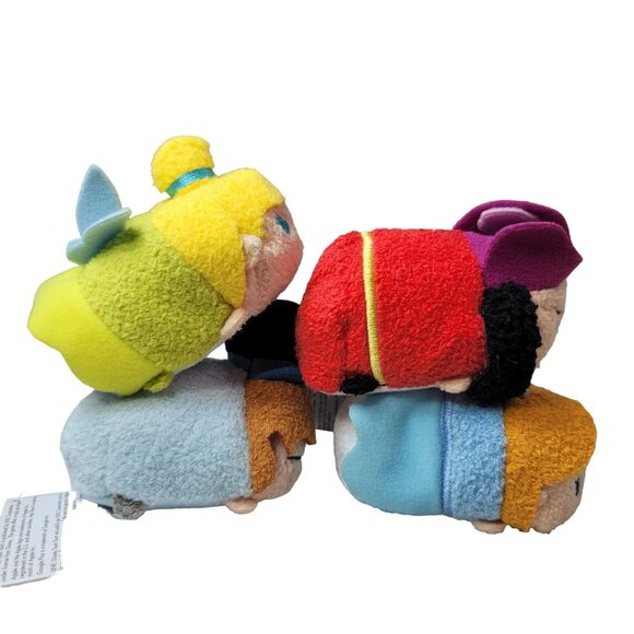 Disney Peter Pan Mini Plush Lot of 10 Tinkerbell Captain Hook John Tsum Tsum NEW - Picture 10 of 16